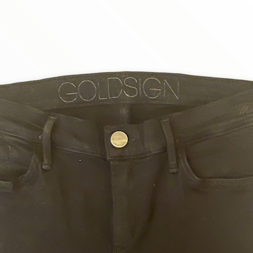 Goldsign Marcie Crop Skinny Ankle Zipper Jeans - Picture 5 of 16